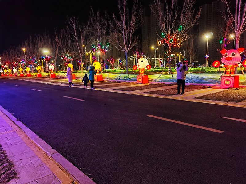 牟平区主干路段亮化雕塑