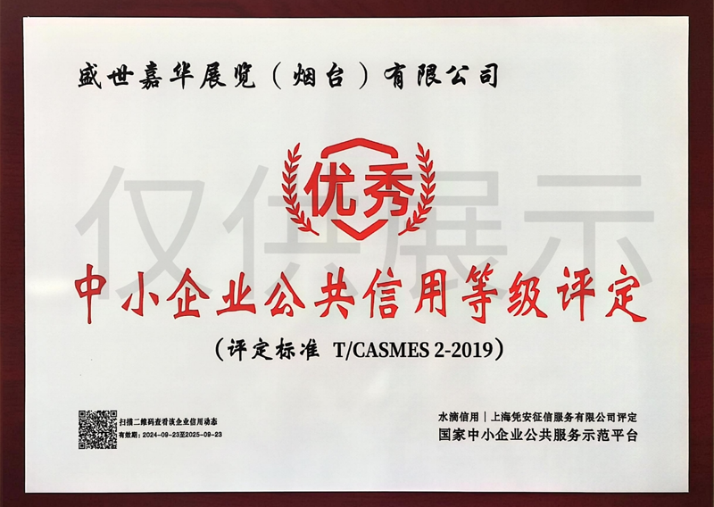 中小企业公共信用等级评定